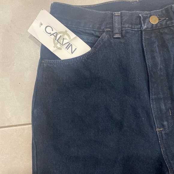 NWT Calvin Klein High Rise Jeans with Ankle Zippers - Picture 4 of 11